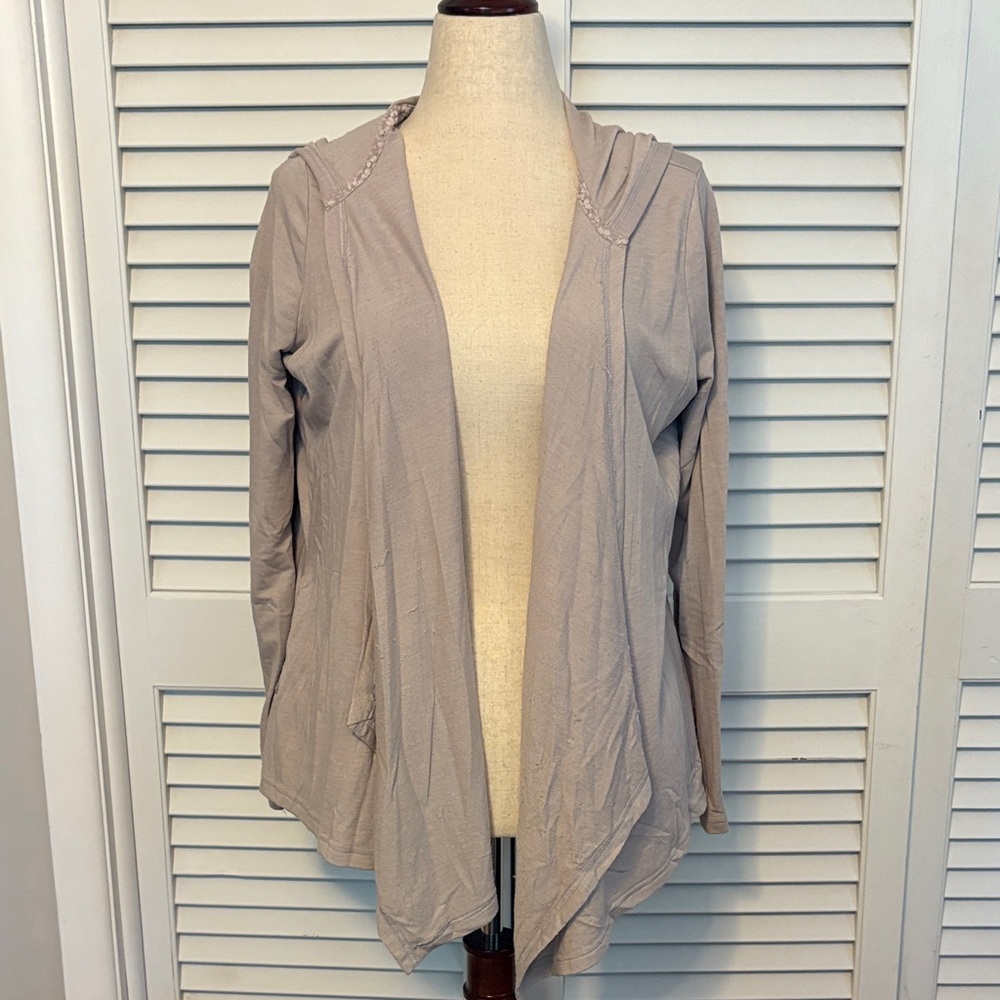 Victoria's Secret Beige Hooded Cardigan